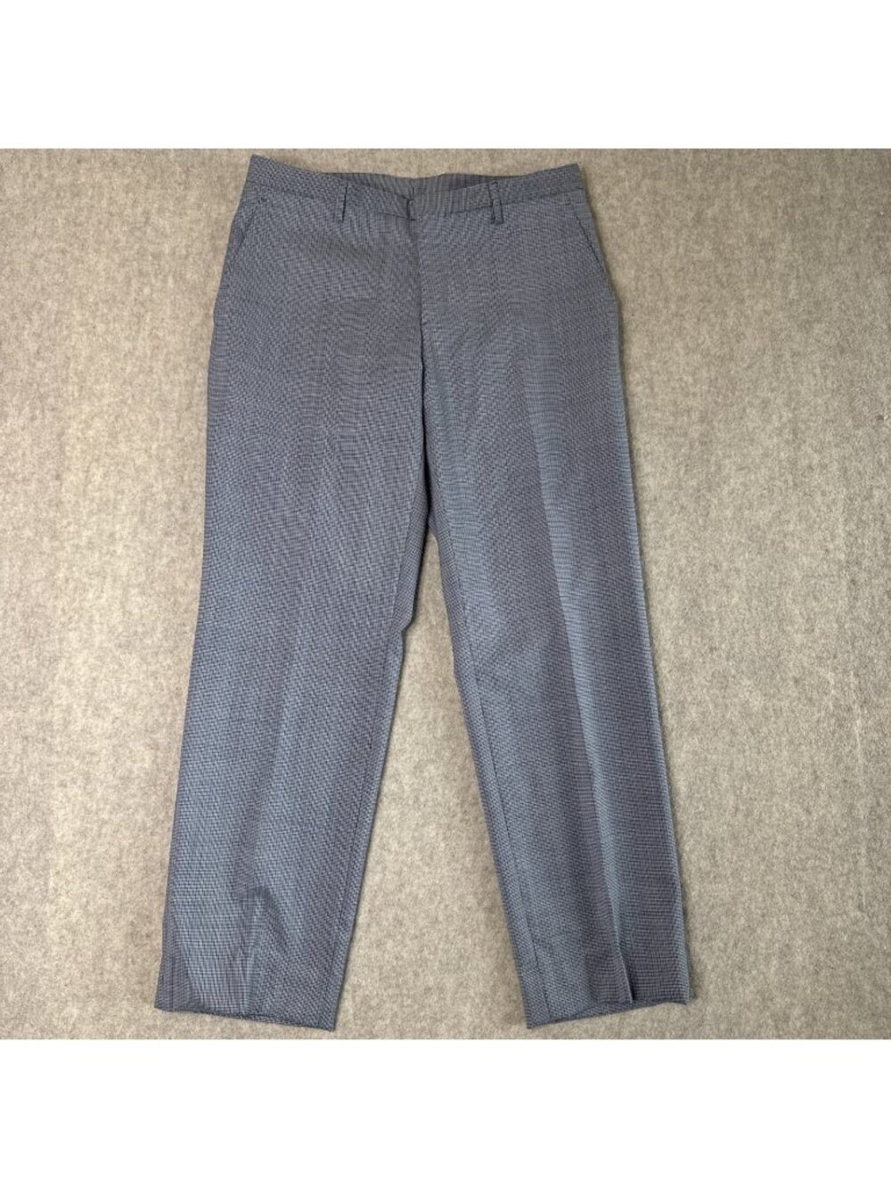 ETRO Milano Pure Wool Dress Pants Mens 34x30 Glen Plaid Modern Fit Italy Luxury